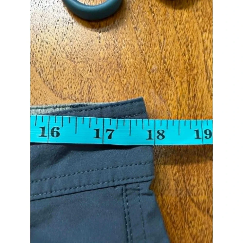 Free Fly Mens Size 34 Bamboo Performance Shorts Slate Blue Stretch Outdoor